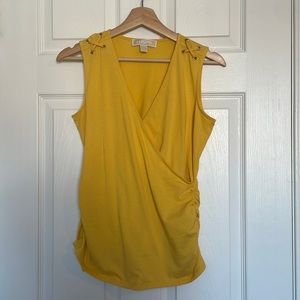 Michael Kors faux wrap tank top
